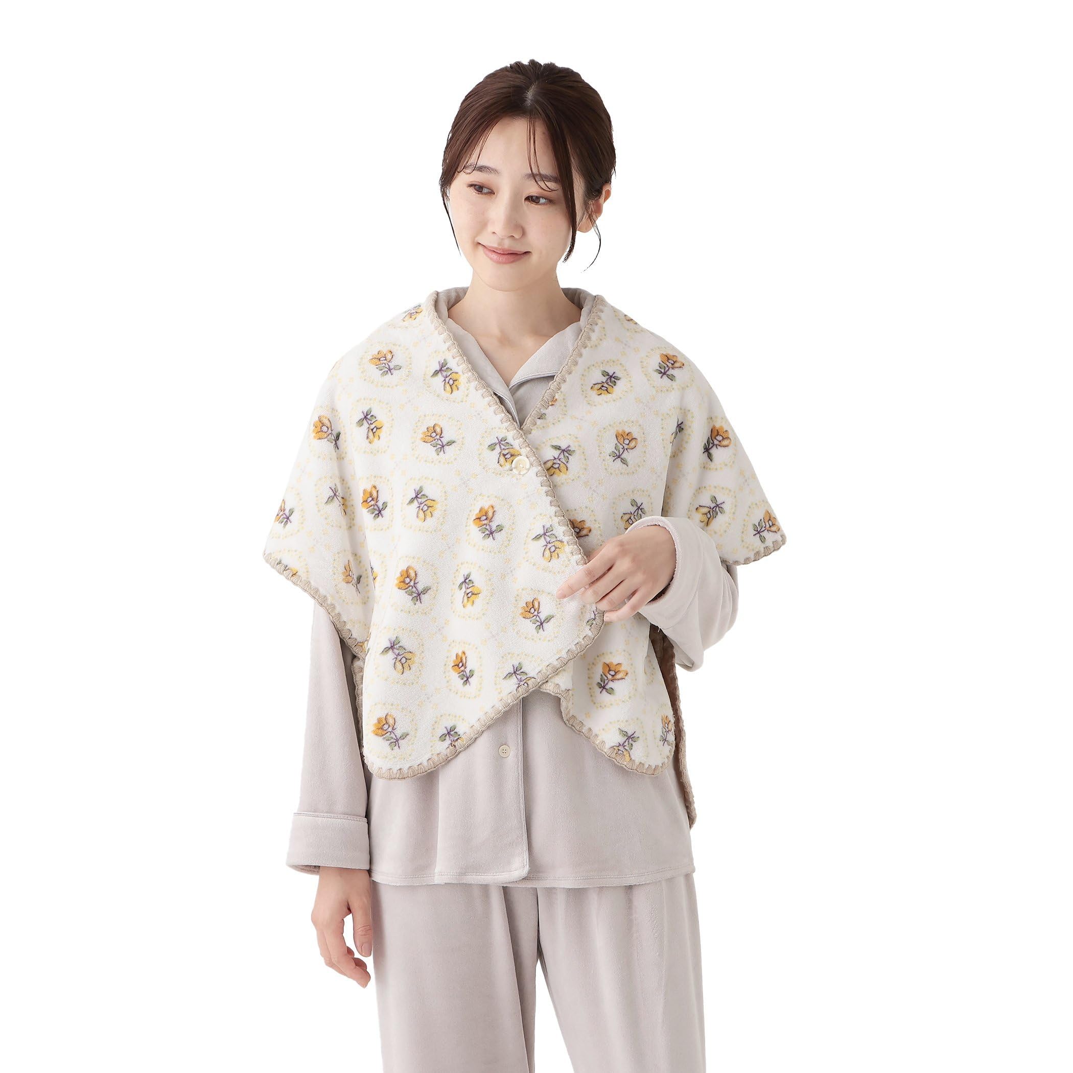 

Afternoon Tea Living Reversible Retro Flower Cape in Yellow