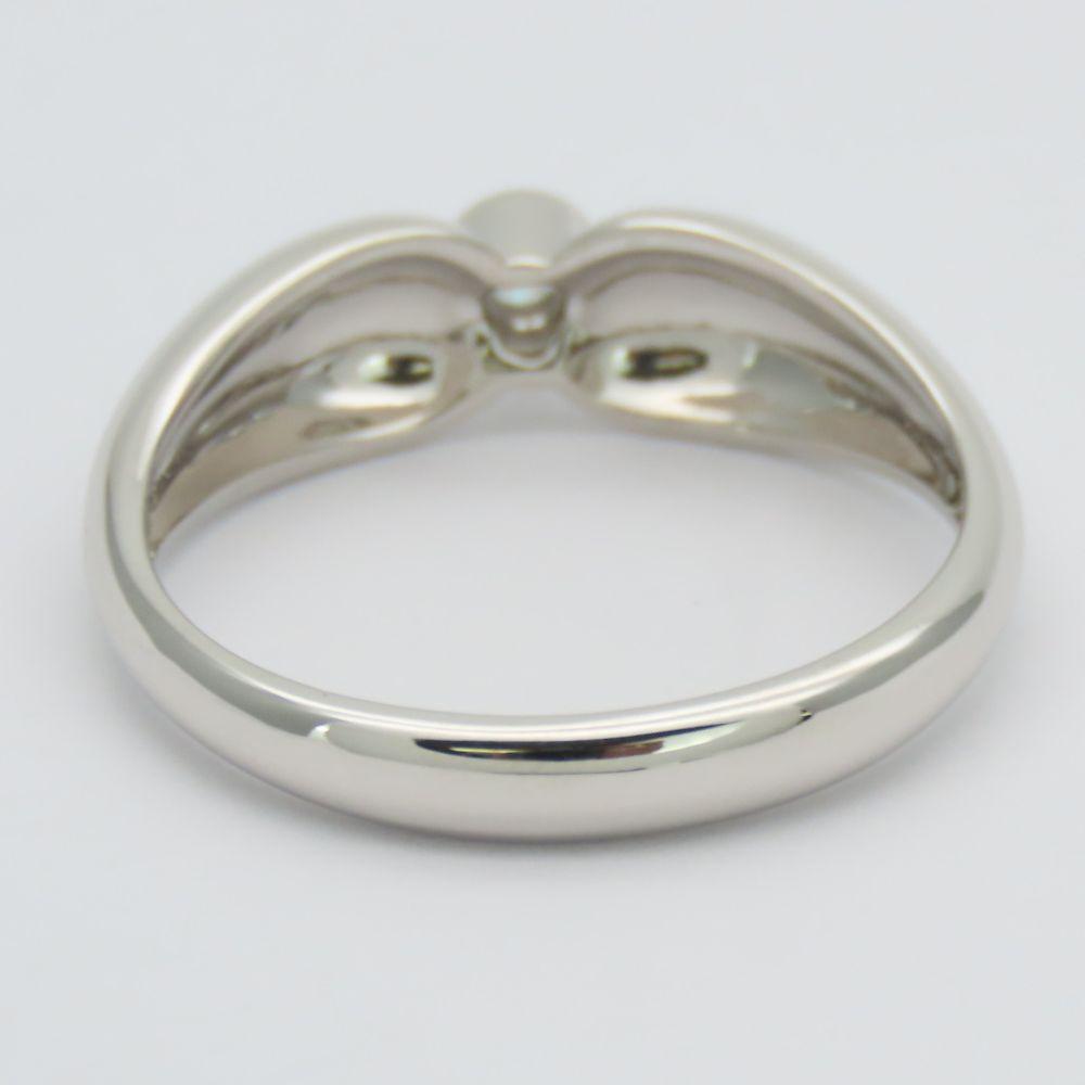 Used TIFFANY&Co. Ring Double teardrop EU#51.5 Pt950Platinum/diamond 4.9g Platinum 1PD