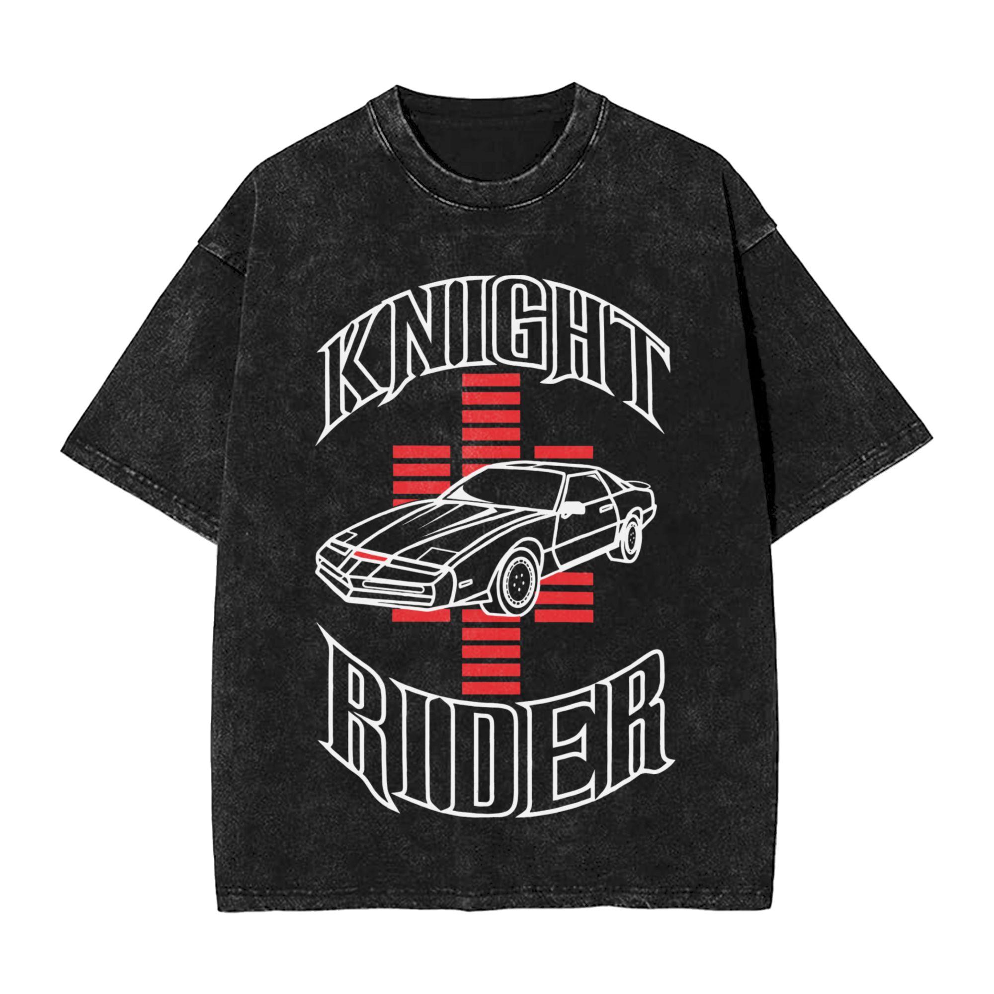 Vintage Car TShirt Retro Distressed s TV Show Graphic Tee Oversized Retro Streetwear for Car Fans S