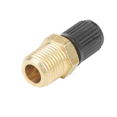 1/4 NPT 1/8 NPT Air Compressor Tanks Fill Valve Anti-Corrosion Brass Schrader Valve (M) Auto Tire Valve Core Inflator Connector