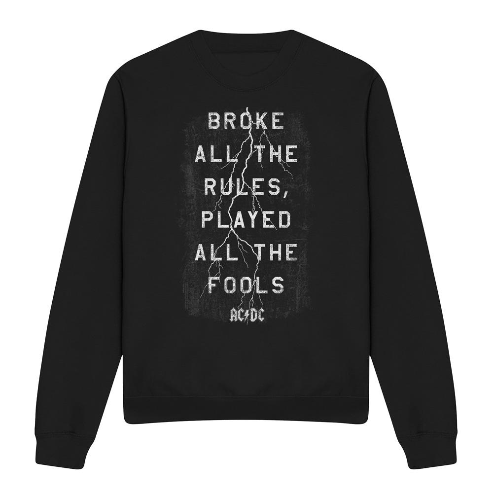 AC/DC Unisex Adult Struck Sweatshirt