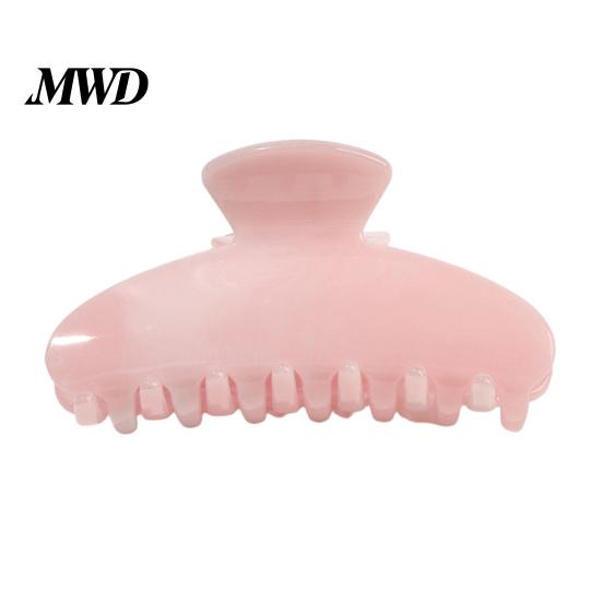 Gentle Pastel Hair Clip Back Head Claw, Macaron Color Shower Clip, Smooth Surface Large Long Claw Anti-Slip Teeth Accessory for Buns Commuting Travel
