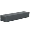200x73cm Outdoor Garden Rattan Furniture Protective Cover Water UV Resistant Grey