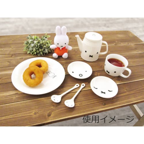 Dick Bruna "Miffy Simple Face" Miffy Surprise Ceramic Spoon (with cardboard packaging) White 401613