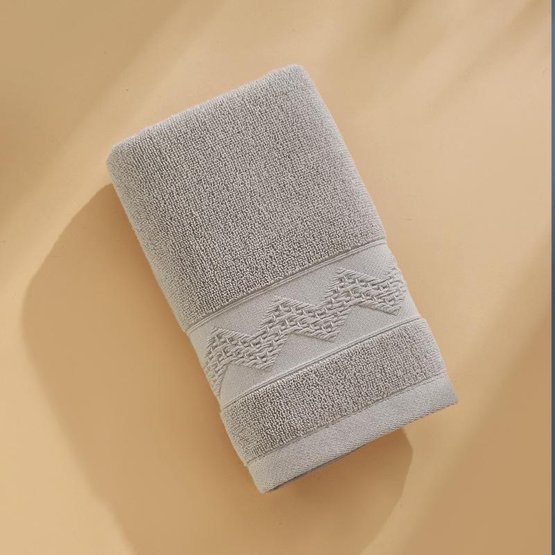 

7a Antibacterial Pure Cotton Towel: Class A, Thickened, Highly Absorbent, No Shedding, Suitable for Face Washing and Bathing, Unisex. 35x75 cm