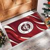 Brentford Football Print Crystal Velvet Rug, Comfortable Water Absorbent Non Slip Indoor Floor Carpet