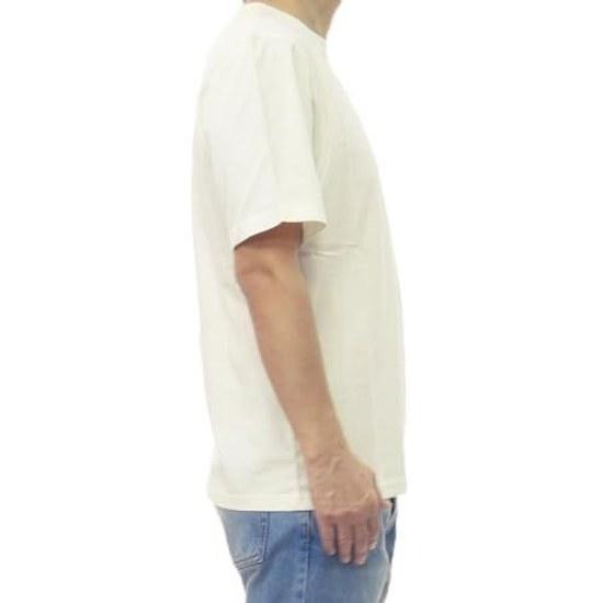 Maison Kitsune CAFE Crew Neck T-Shirt Relax Off White