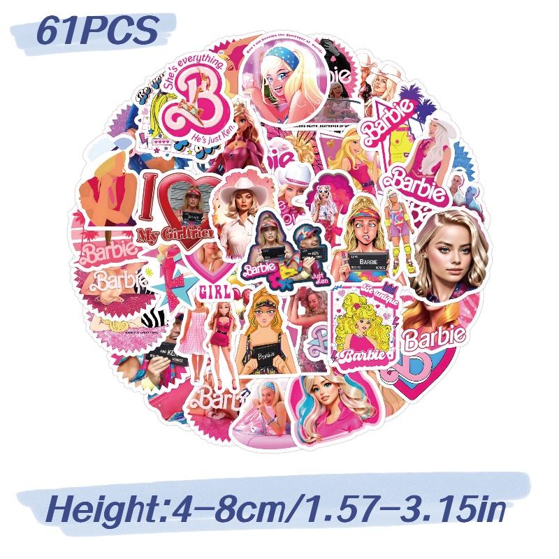 

Barbie Sticker Set For Decorating Notebooks Laptops Suitcases And Journals Waterproof And Adorable Style