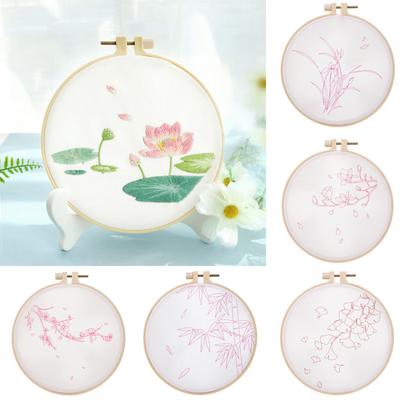 Delicate DIY Needlework Tools Embroidery Hoop Hand Embroidery Cross Stitch Embroidery Kit
