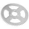 T8F 54T Reťazové koleso 29mm 3-otvorové Biela oceľová kľuka pre Mini motocykel, ATV, Kart 4749cc