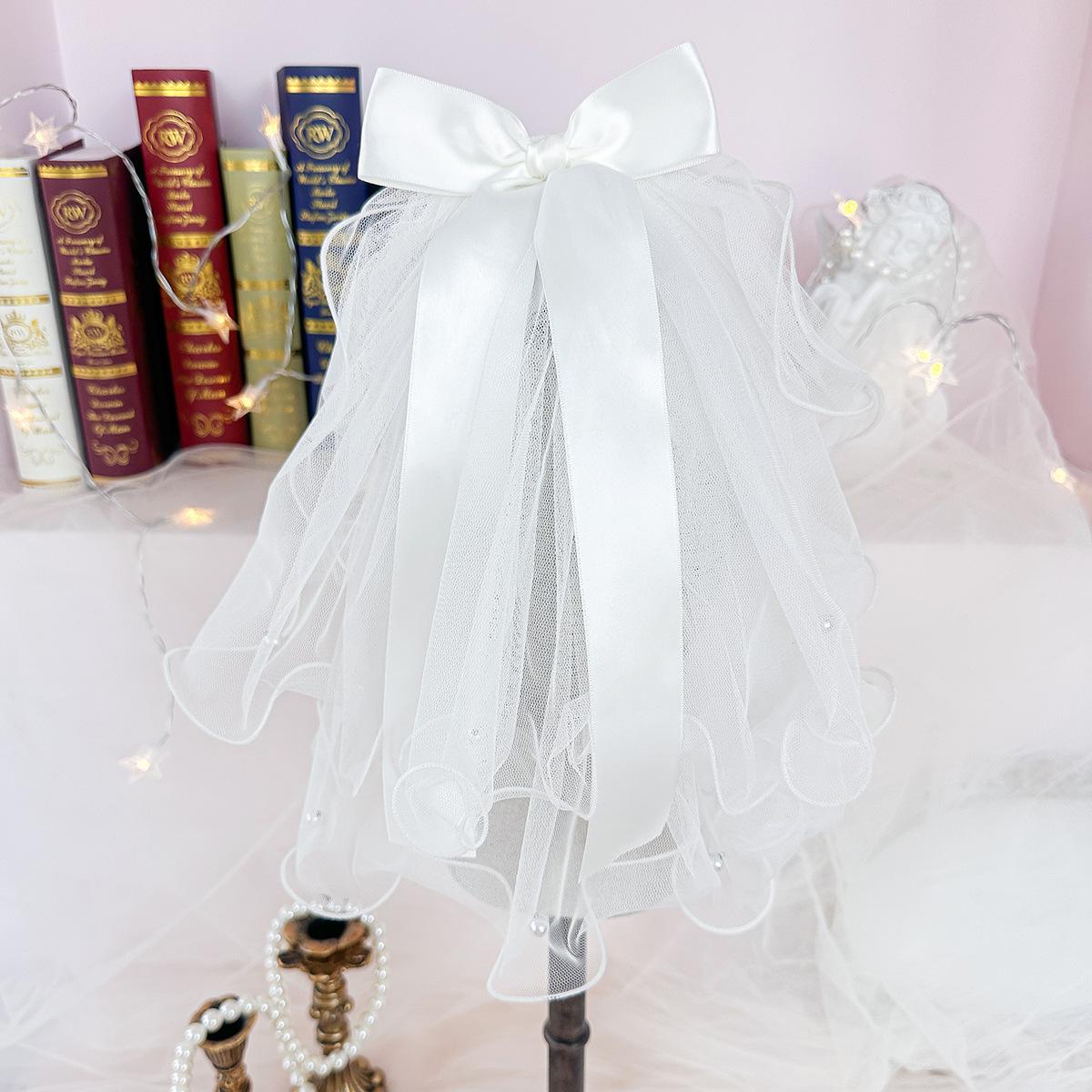 

Pet Circle Small and Medium Dog Clothes Pet Supplies Pet Dog Clothes Wedding Veil one size fits all