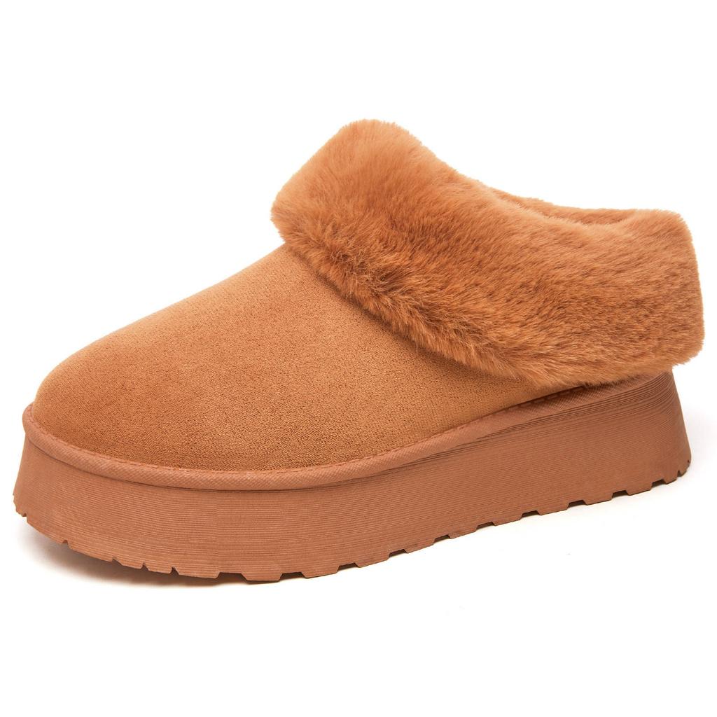 Snow Boots for Women with Thick Velvet Short Boots, Cotton Boots with Soft Soles, Children's Cold Resistant and Warm Cotton Shoes