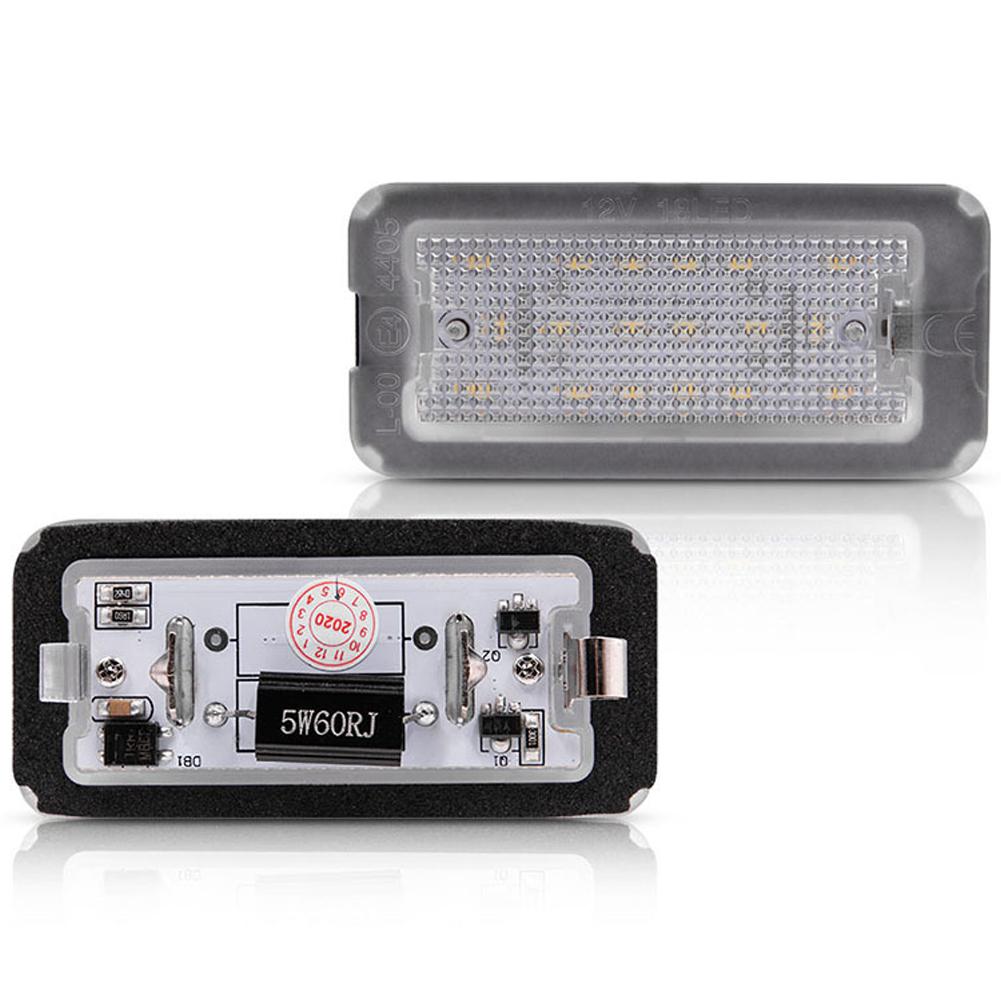 For Fiat 500 500C Fiat Abarth 500 500C 2007 2008 2009 2010 2007-2016 Car Canbus White SMD LED Number License Plate Light