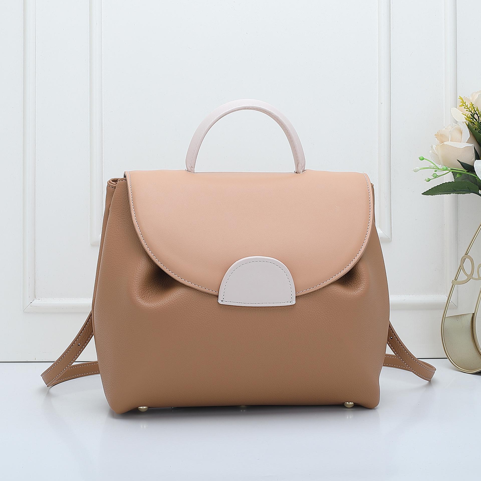 

High-End Soft Leather Smiley Face Pig Crossbody Handbag