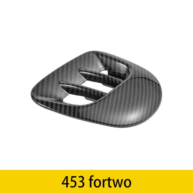 Carbonfaser-ABS-Kunststoff-Autodekoration, modifiziertes Zubehör für Smart 453 Fortwo. Äußerer Türgriff im Autoinnenraum