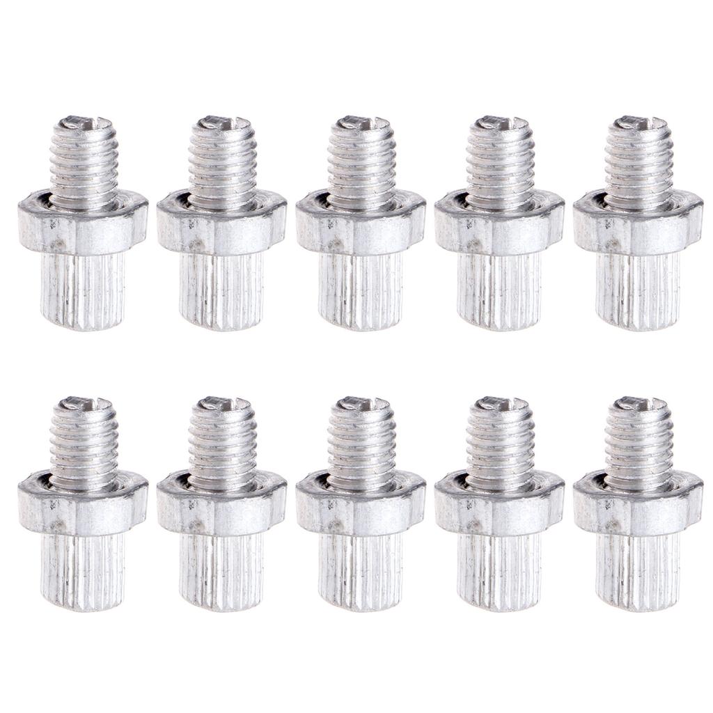 10Pcs/set Aluminum Alloy Bike Brake Clutch Levers Clucth Brake Cable Adjuster Motorcycle Brake Cable Adjuster Nut Bolts