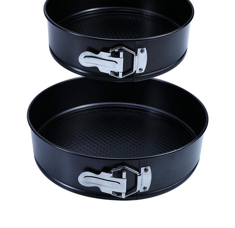 Snap-Lock Removable Bottom Cake Pan & 47-Piece Non-Stick Baking Set with Icing Nozzles