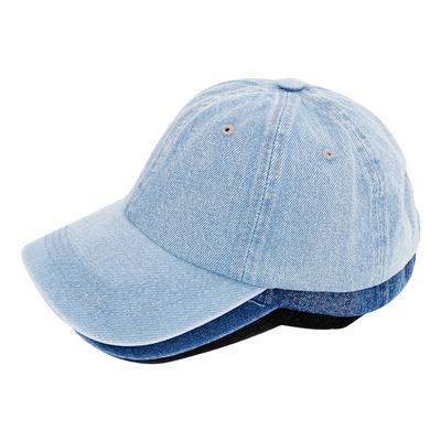 New Korean Style Denim Baseball Cap Light Board Pure Cotton Washing Baseball Cap Women's Versatile Face Showing Small Sun Protection Hat