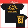 Raiders Tee Rozanov 81bos Llya Tv Heated Rivalry Printing Tshirt Short Sleeve Cotton Fashion Male Tshirts Unisex Streetwear Top