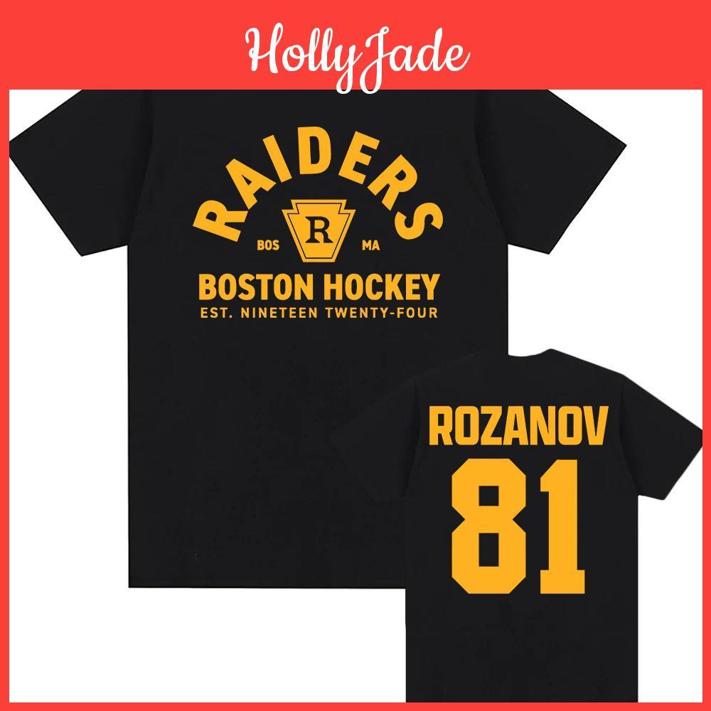 Raiders Tee Rozanov 81bos Llya Tv Heated Rivalry Printing Tshirt Short Sleeve Cotton Fashion Male Tshirts Unisex Streetwear Top