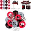 Siren Head Cartoon Cat Horror Theme Birthday Party Balloon Banner Cake Topper Set