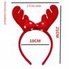 Christmas Headband Decoration For Kids Adult Cute Santa Elk Xmax Hair Accessories Costume Prop Christmas Decoration 2024 Navidad