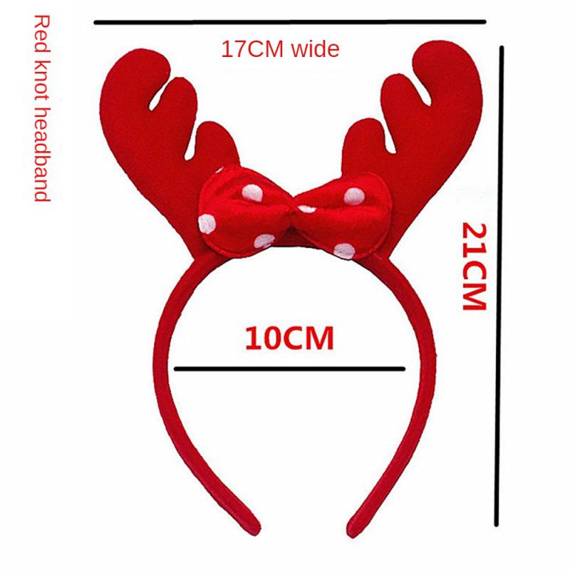 Christmas Headband Decoration For Kids Adult Cute Santa Elk Xmax Hair Accessories Costume Prop Christmas Decoration 2024 Navidad