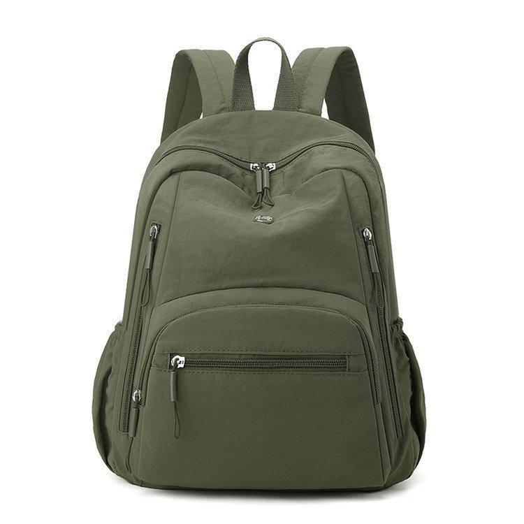 Casual Daypack for Woman Waterproof Nylon Backpack Simple Large Capacity Bookbag Lightweight School Backpacks Ladies Travel Bags