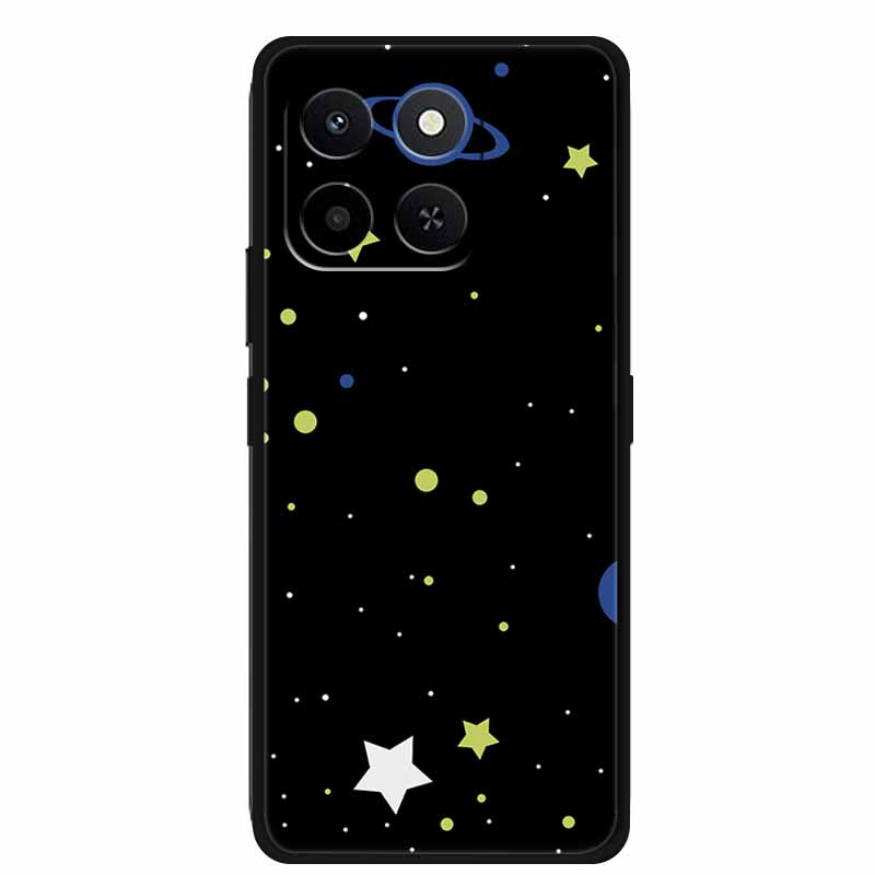 3D Lovely Phone Case For Honor X6C X 6C X6 C 6 C Soft Silicone TPU Protector For Huawei HonorX6C Relief Florals Shell Funda Capa