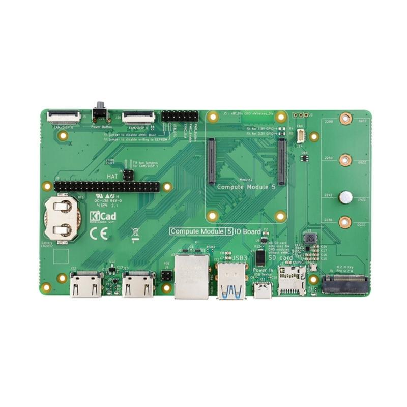 Compute Module 5 Board For RPi CM5 IO Development Platform for Prototyping and Systems Integration