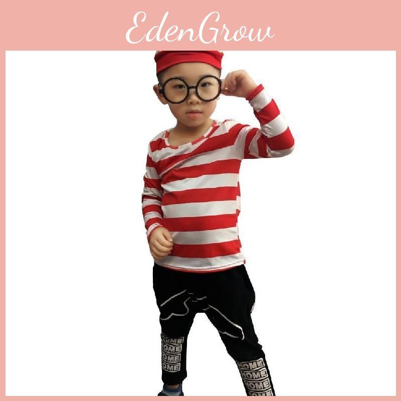 Wo ist Walter? Cosplay-Outfit für Erwachsene und Kinder aus atmungsaktivem Material für Partys