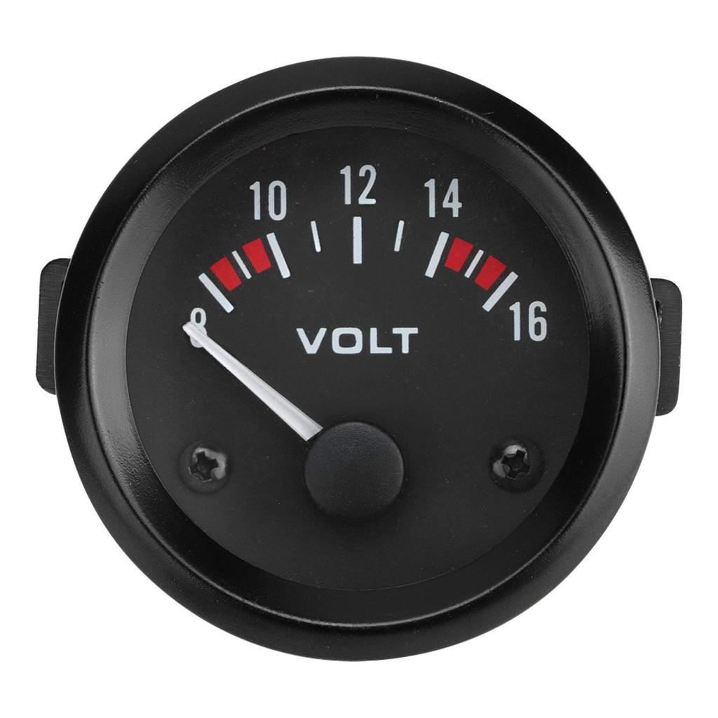 12V Analog Voltmeter - Universal 12V Voltmeter, 52mm/2-inch Voltage Gauge, 8-16V, BX100007, for Car Modifications
