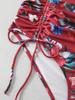 2025 Europäische & Amerikanische Große Größen Sexy Print Bikini Bademode für Strandurlaube