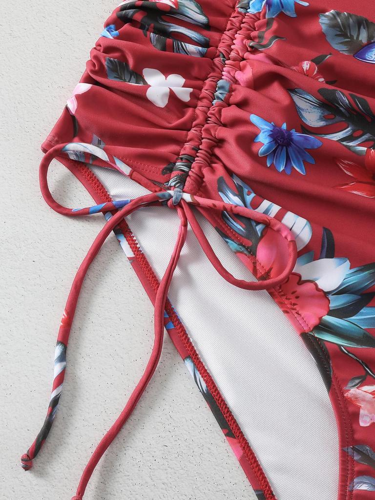 2025 Europäische & Amerikanische Große Größen Sexy Print Bikini Bademode für Strandurlaube