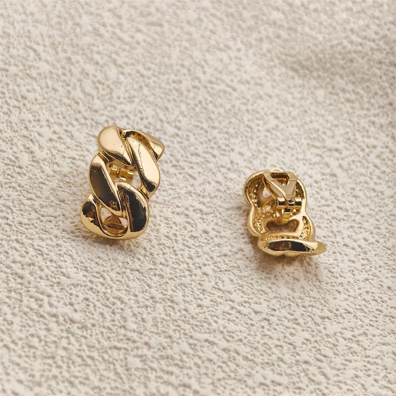 No Ear Piercings Chain Ear Loops Earrings Ear Clips Simple Earrings