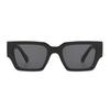 1 Pair Of Square Small Frame Printed Fashion Women'S Sunglasses Sunglasses Outdoor Model Posing Glasses