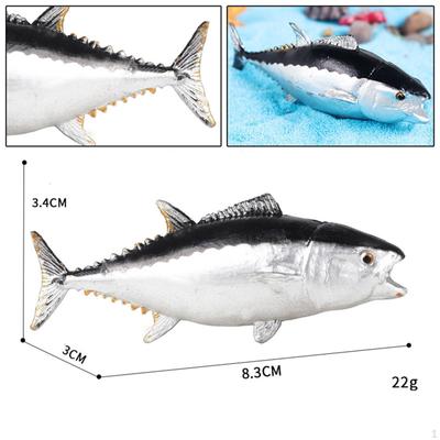 Decorações de paisagens de aquário Figura de peixe Brinquedo para crianças Crianças realistas Aprendizagem precoce Pré-escolar