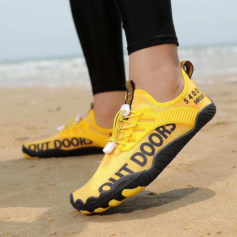 Unisex Multi-Purpose Athletic Shoes: Indoor Fitness, Outdoor Hiking, Water Sports 37 жёлтый