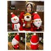 Cartoon Santa Claus Plush Toy Stuffed Elk Snowman Animal Pillow Dolls Christmas Gifts For Children Birthday Decor