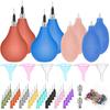 A25F- Tip Applicator Clay Slip Trailing Bottle Set 156Pcs Pottery Tools Supplies For Art Decoration Kit