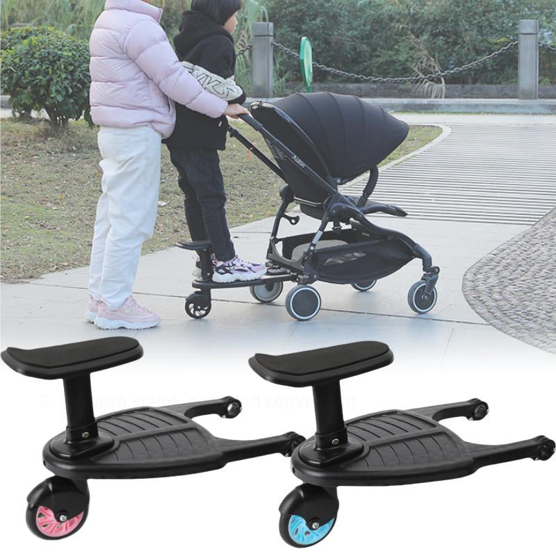 Pushchair Buggy Board Baby Stroller Auxiliary Pedal Seats Durable Versatile