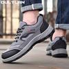Oulylan Tactical Boots Anti Smashing Outdoors Labor Shoes Indestructible Comfortable Breathable Safety Work Boots Sneakers