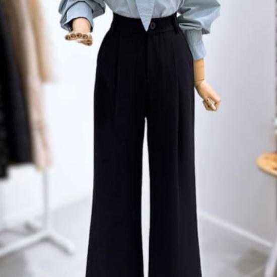 Полуширокие брюки со стрелкой спереди LC31F3PT511X M бежевый