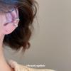 Cold wind feather ear clips, women without ear piercings, personalized fashion, niche design, earbone clips, light luxury and high-end earrings