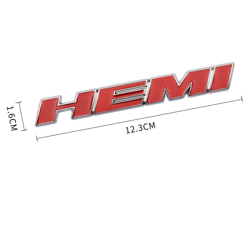 Car Front Grille Emblem Body 3D Hemi Sticker  for Dodge RT RAM Jcuv Nitro Caliber Viper Dakota Journey Caravan Charger Durango