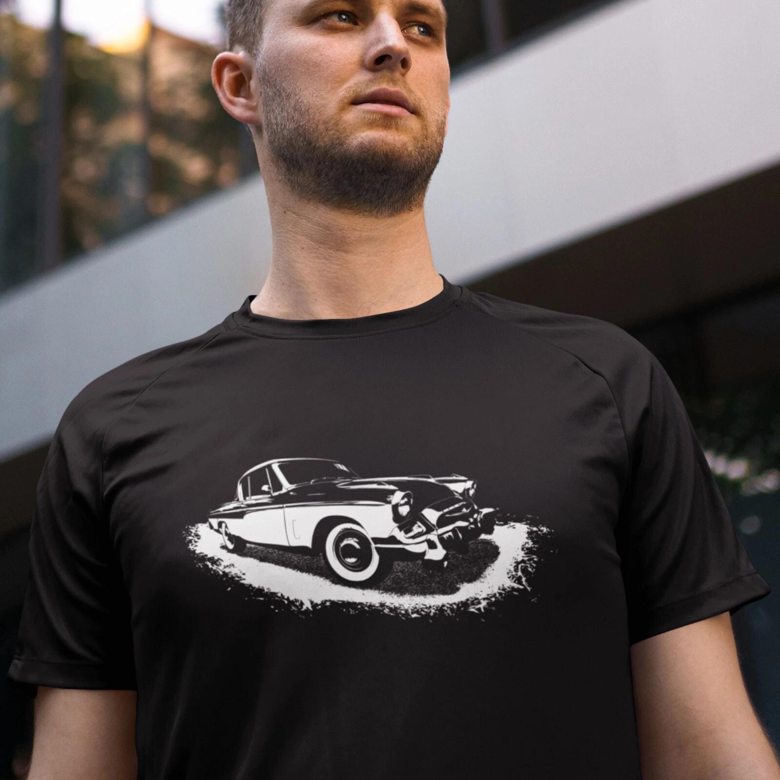 Рубашка с классическим автомобилем: Studebaker President Speedster 1955 года, Stude 1955 года L