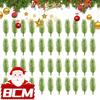 200/10PCS Artificial Pine Needle Short Branches Mini Fake Plant Stems Xmas Tree Decoration Home Ornament DIY Wreath New Year