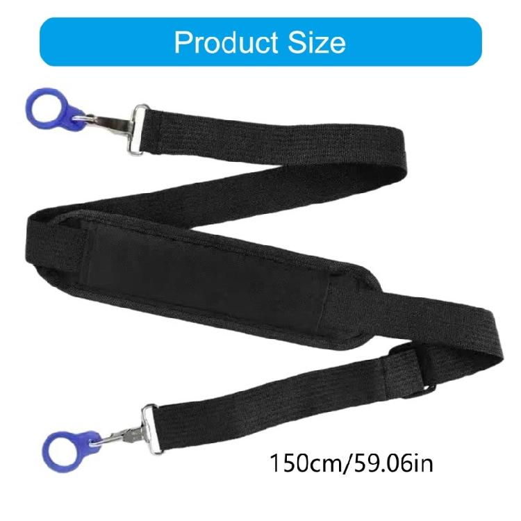 Fishing Strap Belt With Padded Shoulder Support Fishing Poles Holder Strap Rod Shoulder Belt Travel Tackle Carriers