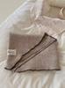Korean simple hook edge scarf women's autumn and winter retro warm scarf versatile soft waxy atmosphere shawl triangle scarf