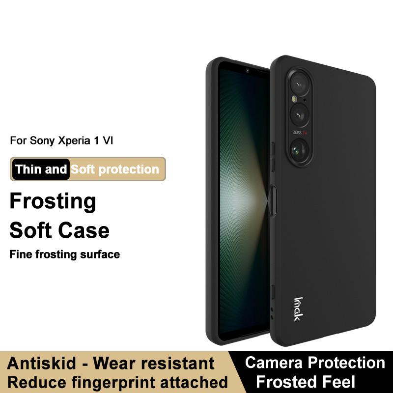 

IMAK UC-3 Series for Sony Xperia 1 VI Case Matte Anti-Fingerprint TPU Phone Cover A